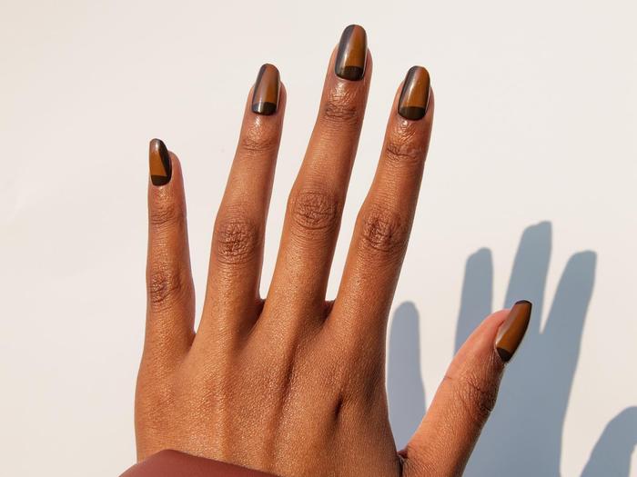 This Viral Trend Is Our Favorite Way to Upgrade Neutral Nails for Fall